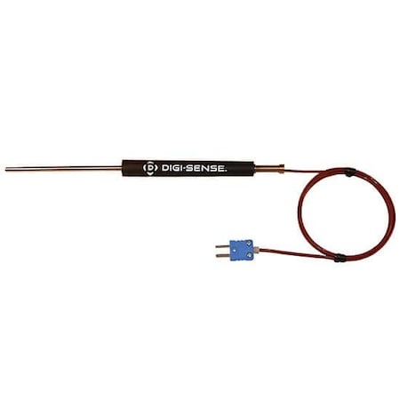 Digi-Sense Type T Econ Handle Thermocouple Probe, 6 18526-04